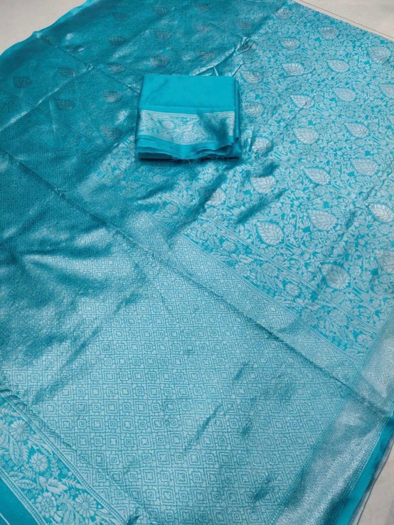 Meera By Aab Art Silk Jacquard Border Saree